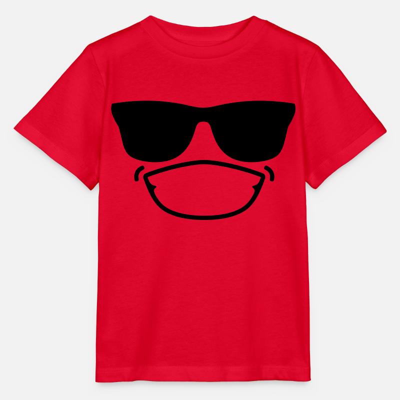 smiley12b - T-shirt bio MINI CREATOR Stanley/Stella Enfant - rouge