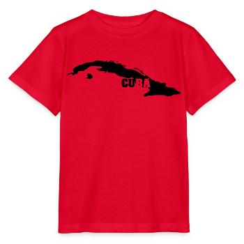 Cuba (ID:002004) - Stanley/Stella Kinder T-Shirt MINI CREATOR  - Rot - Vorne - Jaiden (125cm)