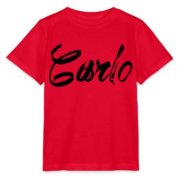 Carlo - T-shirt bio MINI CREATOR Stanley/Stella Enfant - rouge - Devant - Jaiden (125cm)