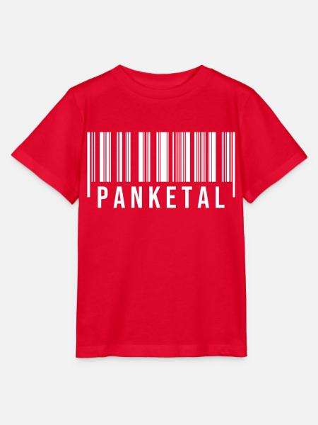Panketal Strichcode - Stanley/Stella Kinder T-Shirt MINI CREATOR  - Rot
