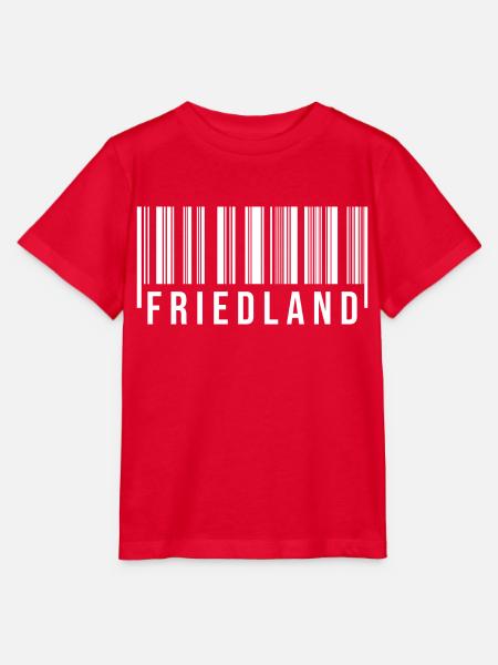 Friedland Strichcode - Stanley/Stella Kinder T-Shirt MINI CREATOR - Rot