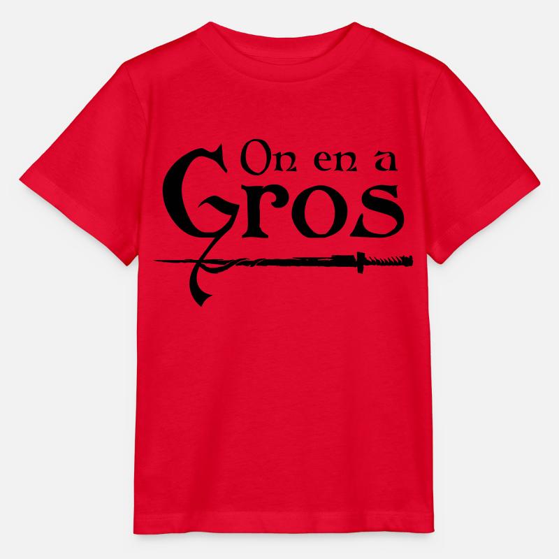 On en a gros - Citation Perceval - T-shirt bio MINI CREATOR Stanley/Stella Enfant - rouge