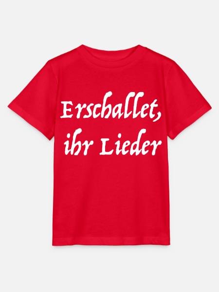 Erschallet, ihr Lieder - Stanley/Stella Kinder T-Shirt MINI CREATOR  - Rot