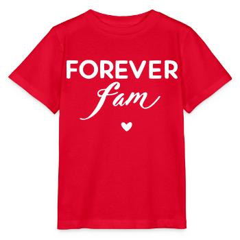 Famille pour toujours - T-shirt bio MINI CREATOR Stanley/Stella Enfant - rouge - Devant - Jaiden (125cm)