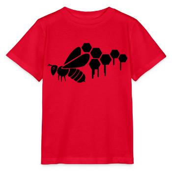 wespe - Stanley/Stella Kinder T-Shirt MINI CREATOR  - Rot - Vorne - Jaiden (125cm)