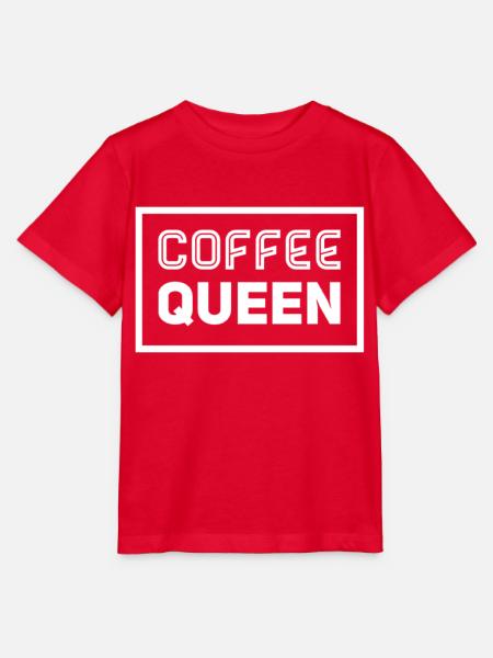 Kaffe Spruch - Stanley/Stella Kinder T-Shirt MINI CREATOR - Rot