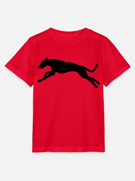 Laufender Hund - Stanley/Stella Kinder T-Shirt MINI CREATOR - Rot