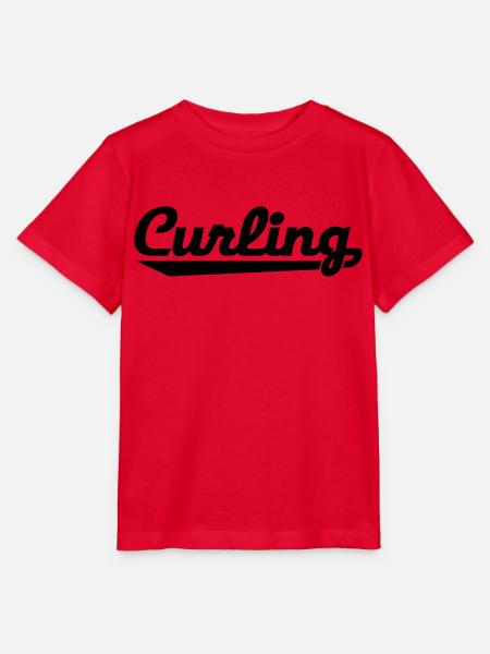 Curling - Stanley/Stella Kinder T-Shirt MINI CREATOR - Rot