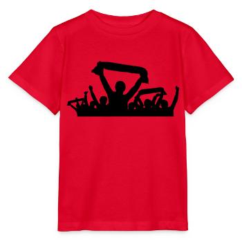 Fans Schal - Stanley/Stella Kinder T-Shirt MINI CREATOR  - Rot - Vorne - Jaiden (125cm)