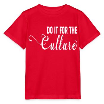 Faites-le pour la culture - T-shirt bio MINI CREATOR Stanley/Stella Enfant - rouge - Devant - Jaiden (125cm)