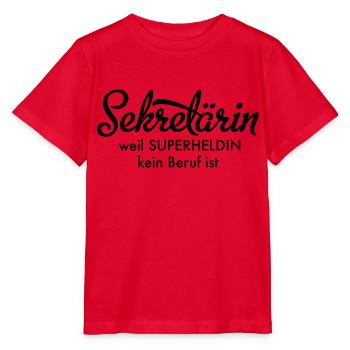 Sekretärin - Stanley/Stella Kinder T-Shirt MINI CREATOR  - Rot - Vorne - Jaiden (125cm)