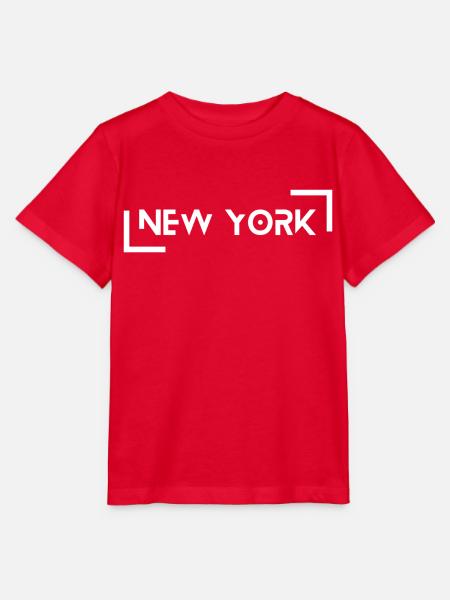 New York - Stanley/Stella Kinder T-Shirt MINI CREATOR - Rot
