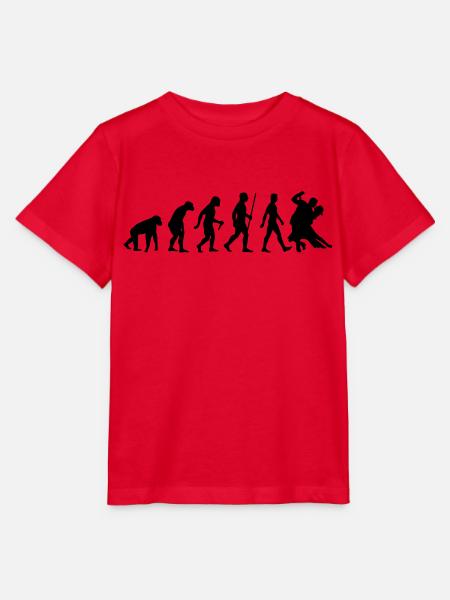 Evolution Tanzen - Stanley/Stella Kinder T-Shirt MINI CREATOR - Rot
