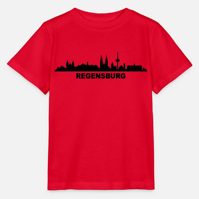 Skyline Regensburg - Stanley/Stella Kinder T-Shirt MINI CREATOR  - Rot