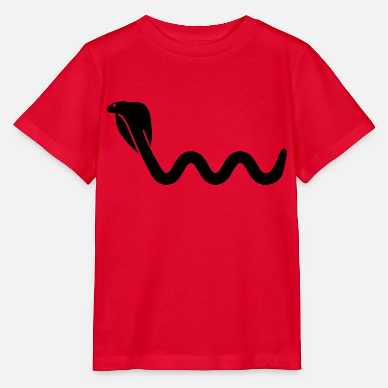 Schlange - Stanley/Stella Kinder T-Shirt MINI CREATOR  - Rot