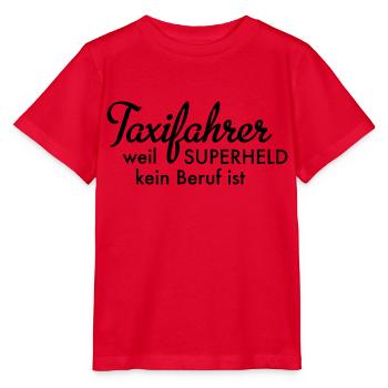 Taxifahrer - Stanley/Stella Kinder T-Shirt MINI CREATOR  - Rot - Vorne - Jaiden (125cm)