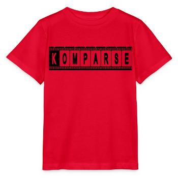 Comparative film strips - Stanley/Stella MINI CREATOR Kids’ T-Shirt - red - Front - Jaiden (125cm)