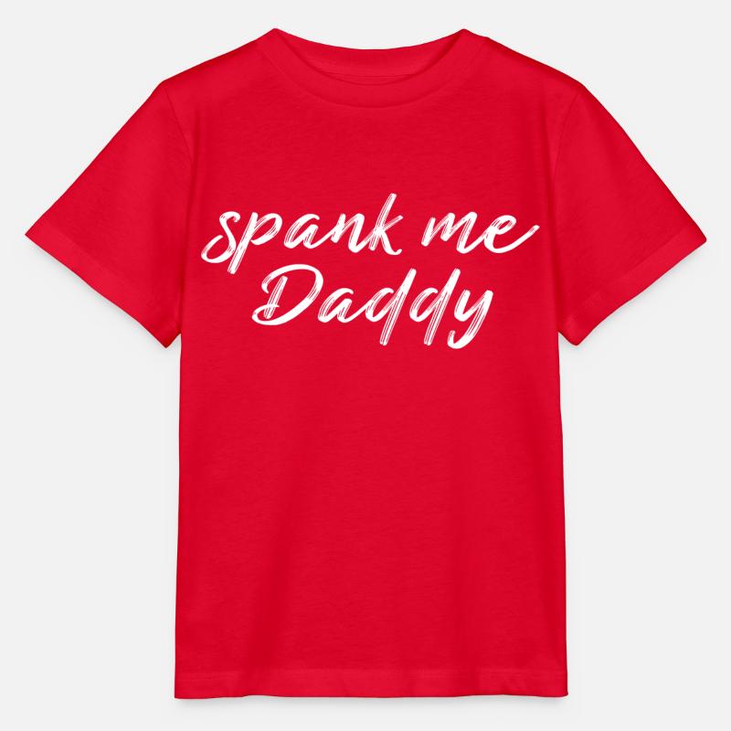 spank me Daddy - Stanley/Stella MINI CREATOR Kids’ T-Shirt - red