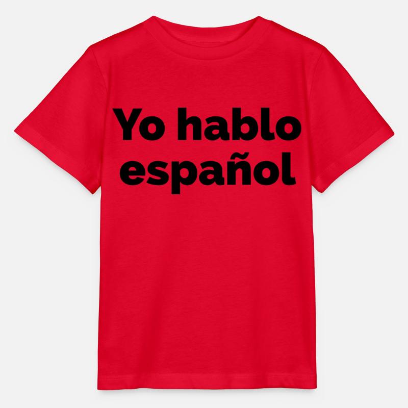 Ich spreche Spanisch - spanische Sprache Spruch - Stanley/Stella Kinder T-Shirt MINI CREATOR  - Rot