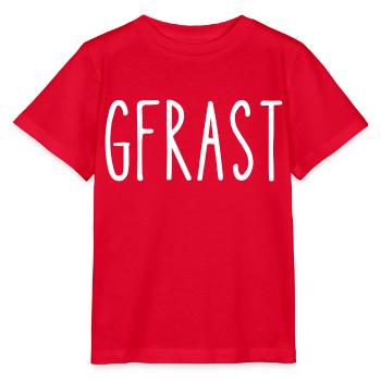 Gfrast - T-Shirt Wienerisch Schimpfwort - Stanley/Stella Kinder T-Shirt MINI CREATOR  - Rot - Vorne - Jaiden (125cm)