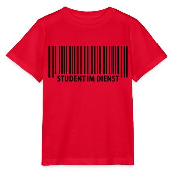 Student im Dienst - Stanley/Stella Kinder T-Shirt MINI CREATOR  - Rot - Vorne - Jaiden (125cm)