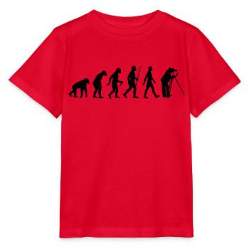 Evolution Fotograf - Stanley/Stella Kinder T-Shirt MINI CREATOR  - Rot - Vorne - Jaiden (125cm)