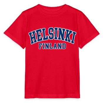helsinki finnland - Stanley/Stella Kinder T-Shirt MINI CREATOR  - Rot - Vorne - Jaiden (125cm)