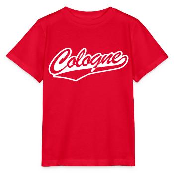 Chemise classique Cologne, Look rétro Cologne, Cologne - T-shirt bio MINI CREATOR Stanley/Stella Enfant - rouge - Devant - Jaiden (125cm)