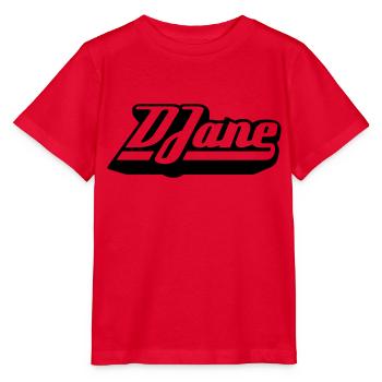 DJane - T-shirt bio MINI CREATOR Stanley/Stella Enfant - rouge - Devant - Jaiden (125cm)