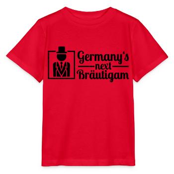 germanys_next_braeutigam_1_f1 - Stanley/Stella Kinder T-Shirt MINI CREATOR  - Rot - Vorne - Jaiden (125cm)