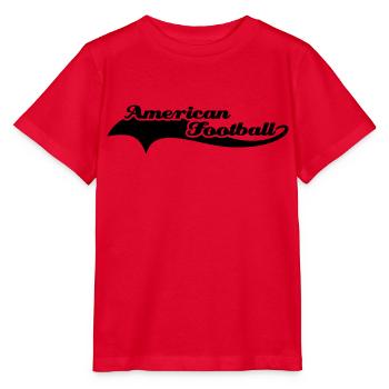 American Football Schweif - Stanley/Stella Kinder T-Shirt MINI CREATOR  - Rot - Vorne - Jaiden (125cm)