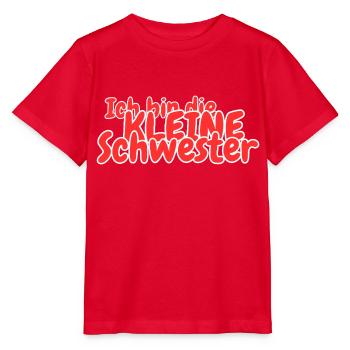 Je suis la petite sœur - T-shirt bio MINI CREATOR Stanley/Stella Enfant - rouge - Devant - Jaiden (125cm)