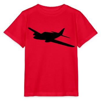 avion tourisme - T-shirt bio MINI CREATOR Stanley/Stella Enfant - rouge - Devant - Jaiden (125cm)