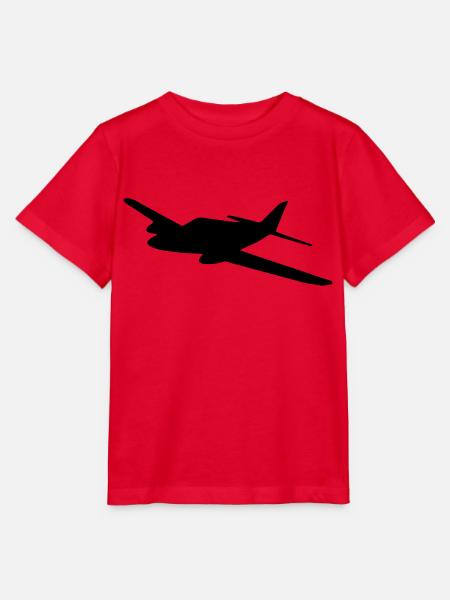 Leichtflugzeug - Stanley/Stella Kinder T-Shirt MINI CREATOR - Rot