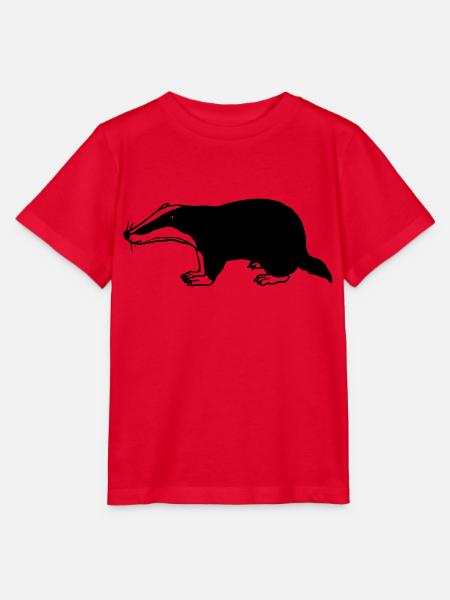 Dachs - Stanley/Stella Kinder T-Shirt MINI CREATOR - Rot