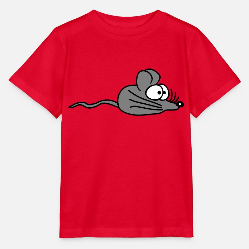 Maus Mäuschen Süße Kleine Ratte Nager Freundlich - Stanley/Stella Kinder T-Shirt MINI CREATOR  - Rot