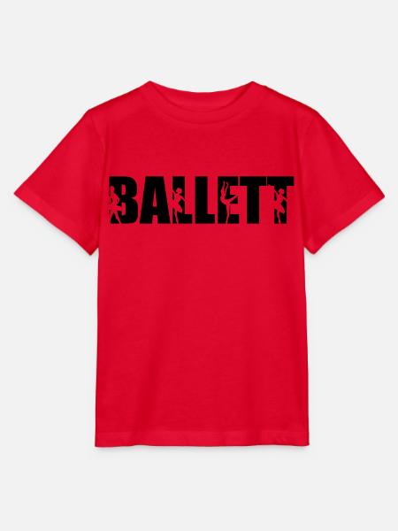 (ballett) - Stanley/Stella Kinder T-Shirt MINI CREATOR  - Rot