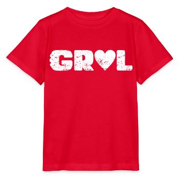 Liebe Schotter - Stanley/Stella Kinder T-Shirt MINI CREATOR  - Rot - Vorne - Jaiden (125cm)