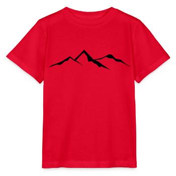 Landschaft - Berge - Stanley/Stella Kinder T-Shirt MINI CREATOR  - Rot - Vorne - Jaiden (125cm)