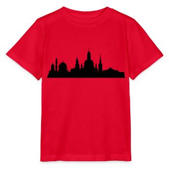 Dresde horizon petit - T-shirt bio MINI CREATOR Stanley/Stella Enfant - rouge - Devant - Jaiden (125cm)
