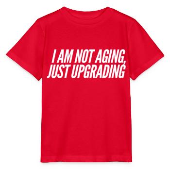 Funny birthday saying - Stanley/Stella MINI CREATOR Kids’ T-Shirt - red - Front - Jaiden (125cm)