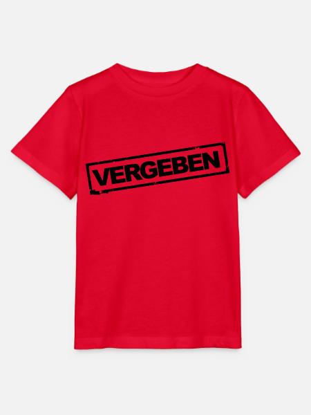 Vergeben - Stanley/Stella Kinder T-Shirt MINI CREATOR  - Rot