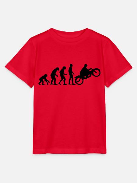 motor evolution 2 - Stanley/Stella Kinder T-Shirt MINI CREATOR - Rot