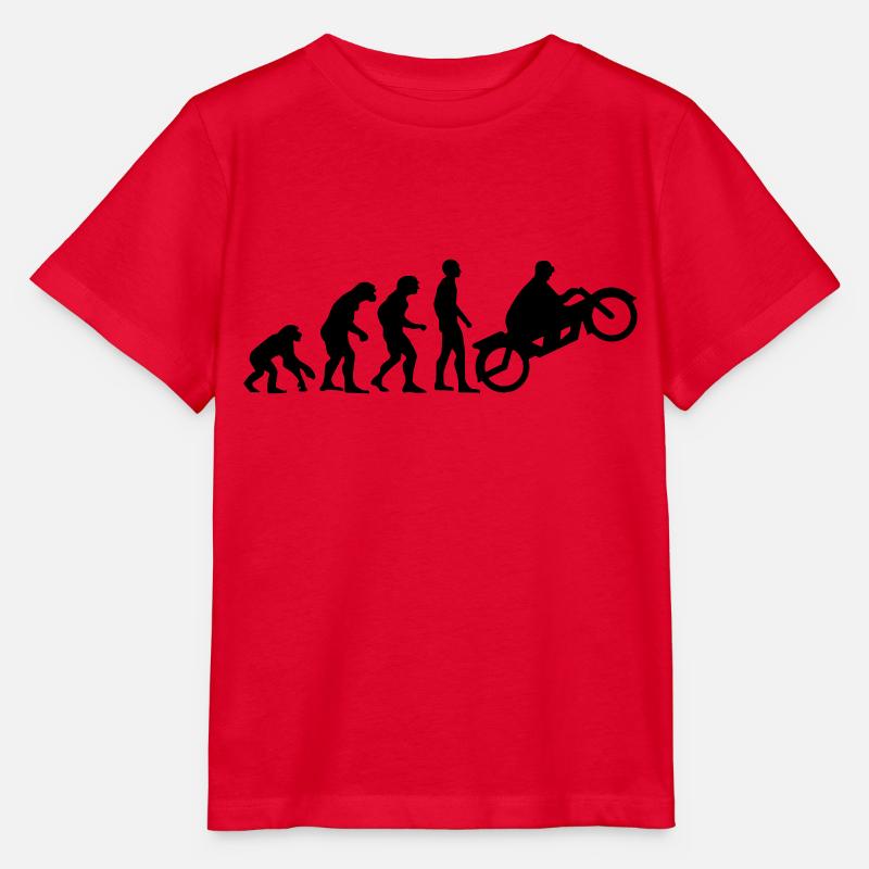 évolution du moteur 2 - T-shirt bio MINI CREATOR Stanley/Stella Enfant - rouge