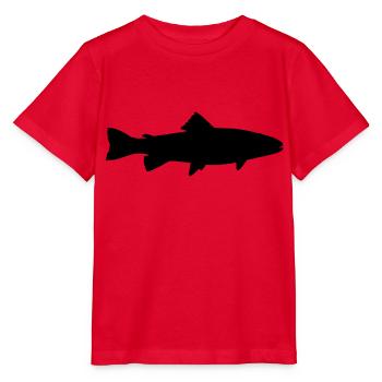 fish525 - Stanley/Stella Kinder T-Shirt MINI CREATOR  - Rot - Vorne - Jaiden (125cm)