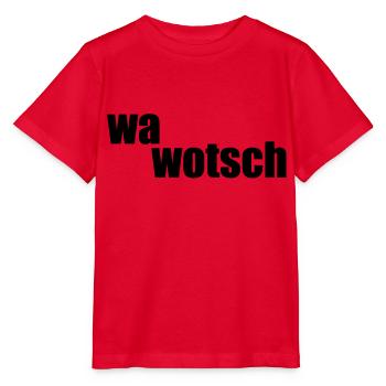 wa Wotsch - T-shirt bio MINI CREATOR Stanley/Stella Enfant - rouge - Devant - Jaiden (125cm)