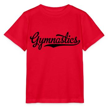 Gymnastik - Stanley/Stella Kinder T-Shirt MINI CREATOR  - Rot - Vorne - Jaiden (125cm)