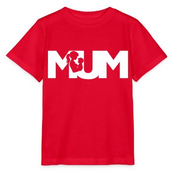 MUM - Stanley/Stella Kinder T-Shirt MINI CREATOR  - Rot - Vorne - Jaiden (125cm)
