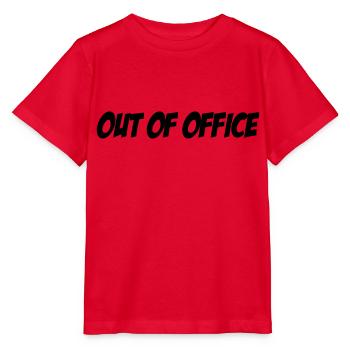 Out of Office - Stanley/Stella MINI CREATOR Kids’ T-Shirt - red - Front - Jaiden (125cm)