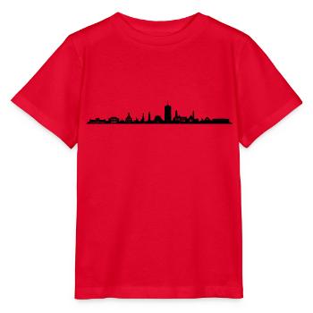 Skyline - Augsburg - Stanley/Stella Kinder T-Shirt MINI CREATOR  - Rot - Vorne - Jaiden (125cm)